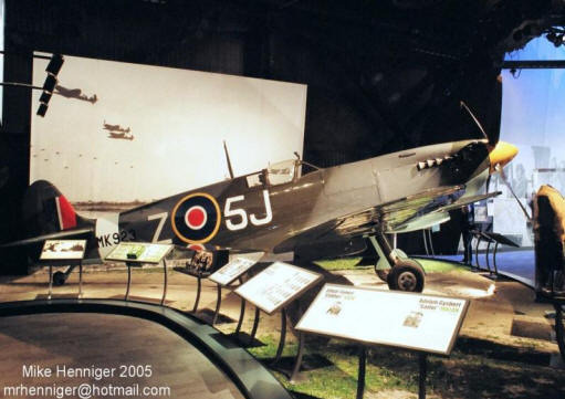 Spitfire MK923 static display 2004