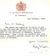 Letter from the Queen